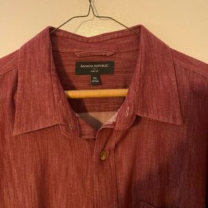 Banana Republic Mens button down slim fit size XL